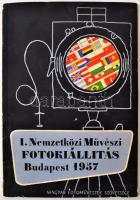 I Nemzetközi Művészi Fotókiállítás, Budapest 1957, Magyar Fotoművészek Szövetsége, 24x17cm