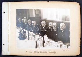 1928-1930 5 db nagyméretű fotó: a berlini interparlamentáris unió résztvevői (4 db), ill. a Tisza Is...