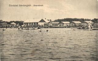 Gárdony, strandfürdő (ázott sarok / wet corner)