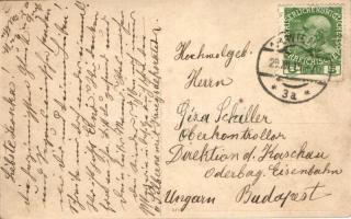 1915 Vienna, Wien, Grinzing; K.u.K. Kriegsspital, Angeleniuk Nikolaus Infantrie / military hospital,...