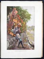 1896 Az Országos Magyar Képzőművészeti Társulat albuma, benne számos nyomattal, erősen megviselt vás...