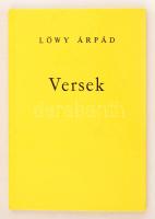 Lőwy Árpád: Versek.Válogatták és sajtó alá rendezték Lőwy Árpád tisztelői. Kiadói papírkötés, jó állapotban.