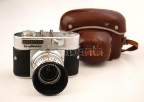 Voigtländer Vito BL 24x36 mm kamera Color-Skopar 1:3,5/50 mm objektívvel Prontor-SVS zárral, napelle...