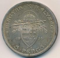 1938. 5P Ag "Szent István" T:2 kis ph.
Adamo P8.1