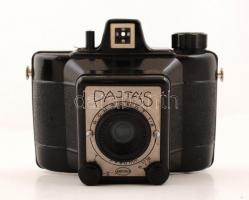 Gamma Pajtás	6x6 cm kamera Achromat 1:8/80 mm objektívvel bőrtokban, szép állapotban / Hungarian cam...