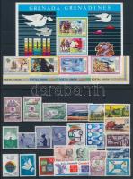 Centenary of UPU 28 stamps + 1 block, 100 éves az UPU 28 db bélyeg + 1 db blokk