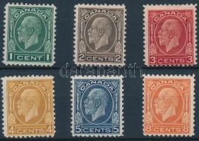 Definitive stamp set, Forgalmi bélyeg sor