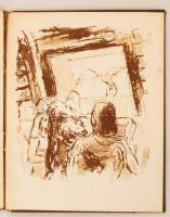 Károli Gáspár bibliafordítása szerint: Az özönvíz. Berény Róbert rajzaival. Hungária Könyvek. 11.  E...