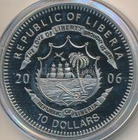 Libéria 2006. 10$ "Szabadság pillanatai-Magyar Forradalom 1956" multicolor, tanúsítvánnyal T:PP ujjlenyomat Liberia 2006. 10 Dollars "Moments of Freedom-Hungarian Revolution 1956" multicolor, with certificate C:PP fingerprint