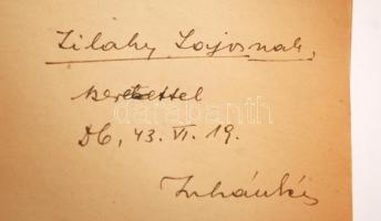 Juhász Géza: Népi Írók. Budapest, 1943, Magyar Élet Kiadása. A szerző által Zilahy Lajosnak dedikálv...