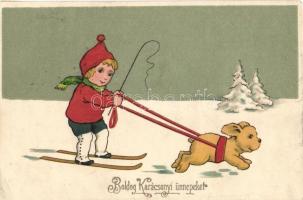 Karácsony / Christmas, litho (EK)