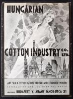 cca 1930-1940 Hungarian Cotton Industry Co.Ltd., Földes Imre grafikájából, 32x24 cm