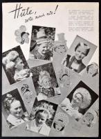 cca 1930-1940 Hungarian Cotton Industry Co.Ltd., Földes Imre grafikájából, 32x24 cm