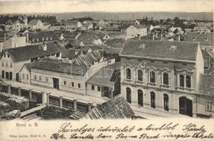 Bród, Brod na Savi; Látkép zsinagógával, Vilim Schier / view with synagogue (Rb)