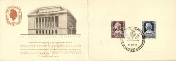 1955 Warsaw, Warszawa, Zamek Ostrogskich Tow. Im. Fryderika Chopina / Chopin International Piano Com...
