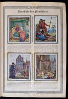 1934 Deutsche Kulturbilder német történelmet és kultúrát felvonultató cigarettakép gyűjtemény 300 ké...