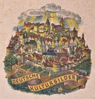 1934 Deutsche Kulturbilder német történelmet és kultúrát felvonultató cigarettakép gyűjtemény 300 ké...