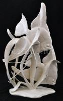 Rosenthal angyalhalak, fehér mázas, jelzett ( Fritz Heidenreich), hibátlan, m:36 cm, h:24 cm