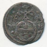 Német Államok / Szilézia 1693M-B 3pf Billon "I. Lipót" Brieg T:2- German States / Silesia 1693M-B 3 Pfennig Billon "Leopold I" Brieg C:VF