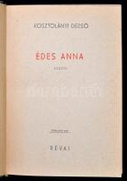 Kosztolányi Dezső: Édes Anna. Budapest,1943, Révai. 
Kiadói félvászon kötés, 264 p. A gerince némil...