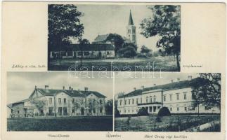 Újszász vasútállomással (EB)