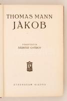 Thomas Mann: Jákob. Fordította Sárközi György. Budapest, É.N., Athenaeum. Kiadói egészvászon, 380 p....