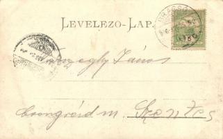 1906 Brassó, Kronstadt, Brasov; Óváros, Cenk; H. Zeidner kiadása / Altstadt, Zinne / old town, Tampa...