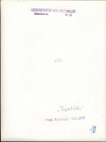 cca 1975 Kabáczy Szilárd: Tépelődés, pecséttel jelzett vintage fotóművészeti alkotás, 24x18 cm