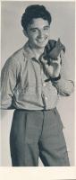 cca 1965 Kaczur Pál (1918-2000): Barátom, pecséttel jelzett vintage fotóművészeti alkotás a szerző hagyatékából, 19x8 cm