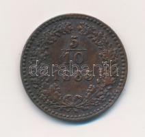 Ausztria 1885. 5/10kr Cu T:2 k.
Austria 1885. 5/10 Kreuzer Cu C:XF scratch
Krause KM#2186