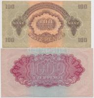 1944. 1P-1000P "A Vörös Hadsereg Parancsnoksága" (8xklf) teljes sor T:I-,II,III / 
Hungar...