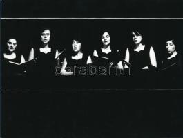 cca 1977 Tóth Béla: Dó-re-mi, feliratozott vintage fotóművészeti alkotás, 18x24 cm