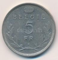 Belgium 1936. 5F Ni "III. Lipót" A pozíció T:2-
Belgium 1936. 5 Francs Ni "Leopold I...