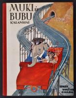Muki és Bubu Kalandjai az őserdőtől a garázsig. Közzéteszi ifj. Gaal Mózes. A könyv címlapját Pólya Tibor festette. A szövegrajzokat Mühlbeck Károly rajzolta. Budapest, É.N. [1929], Singer és Wolfner Irodalmi Intézet R.T. 90 p.+ 5 t. Kiadói illusztrált félvászon kötés. Az egyik sarka kopott, de ezt leszámítva szép állapotban!