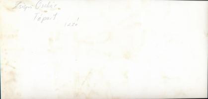 cca 1980 Zsigri Oszkár: Tópart, feliratozott vintage fotóművészeti alkotás a szerző hagyatékából, 11...