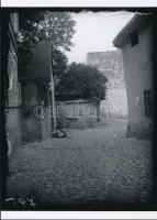 cca 1925 Budapest, Tabán, 6 db korabeli negatívról készült modern nagyítás, 13x18 cm és 10x15 cm