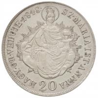 1848KB 20kr Ag "V. Ferdinánd" Körmöcbánya (6,74g) T:2 kis ph. / Hungary 1848KB 20 Kreuzer ...