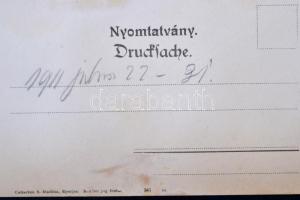 Tátra, Csorba tó, háromrészes panorámalap, kiadja Cattarino S. / panoramacard (r)