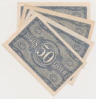 1920. 50f (4x) T:II,II-
Adamo K2