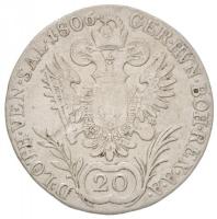 1806G 20kr Ag "I. Ferenc" Nagybánya (6,45g) T:2-,3 / 
Hungary 20 Kreuzer Ag "Franz I...