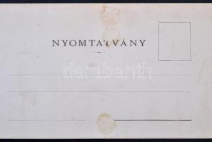 Tátra, Magas Tátra, Vysoké Tatry; Öt tó részlet a Téry menedékházzal, panorámalap, kiadja Divald Ado...