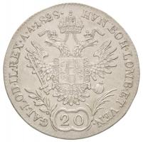 Ausztria 1828A 20kr Ag "I. Ferenc" (6,61g) T:2,2- / 
Austria 1828A 20 Kreuzer Ag "Fr...