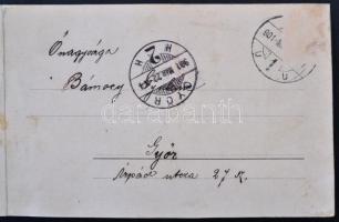 Fiume, Kikötő, hajók, kiadja Römmler & Jonas, panorámalap / port, ships, panoramacard (r)