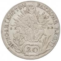 1776B/SK-PD 20kr Ag "Mária Terézia" (6,55g) T:2- / 
Hungary 1776B/SK-PD 20 Kreuzer Ag &qu...