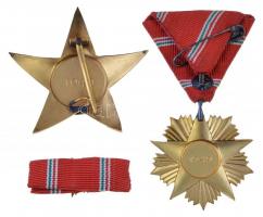 1949. "A Magyar Népköztársasági Érdemrend IV. fokozata" zománcozott, aranyozott Br kitünte...