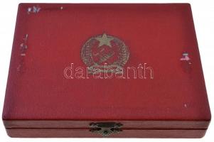 1949. "A Magyar Népköztársasági Érdemrend IV. fokozata" zománcozott, aranyozott Br kitünte...