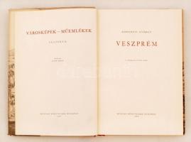 Korompay György: Veszprém. 2. átdolgozott, bővített kiadás. Városképek - Műemlékek. Budapest, 1957, ...