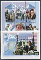 Ronald Reagen mini sheet + block Ronald Reagen kisív + blokk