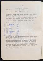 1970 Magyar úszóbajnokság programfüzet, benne kézírásos bejegyzésekkel