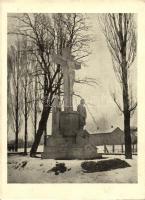 Nagykáta, Római katolikus zárada, kő feszület - 2 db képeslap